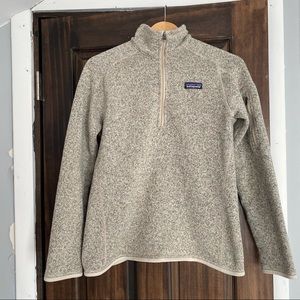 Patagonia Women's Better Sweater 1/4-Zip Fleece, L, fits like small/medium, EUC